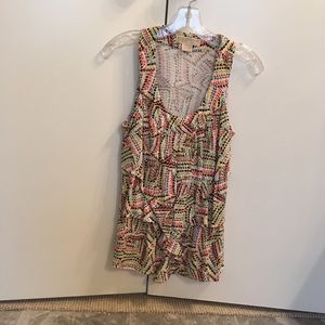 Michael Kors colorful layered sleeveless top